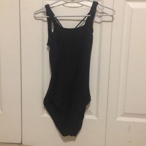 Adult small black leotard